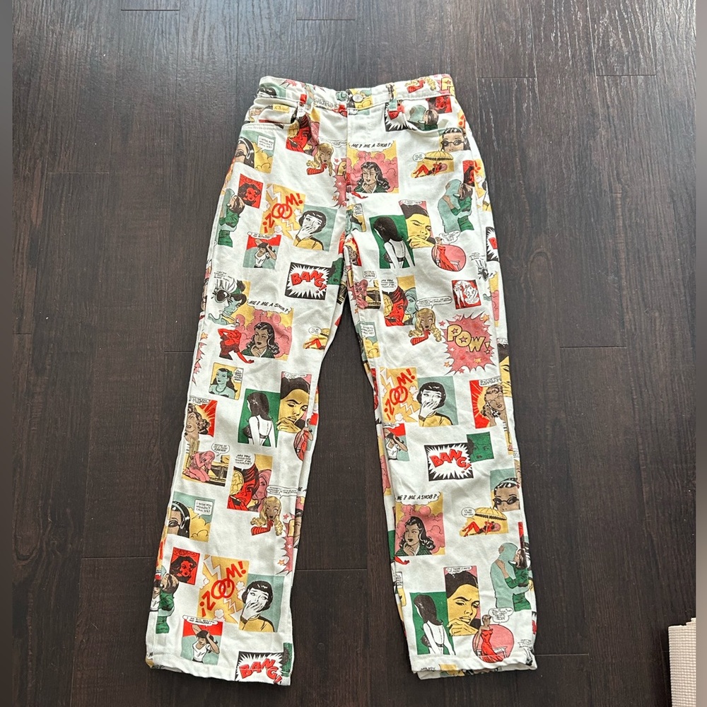 Reformation Comic High Rise Straight Jeans